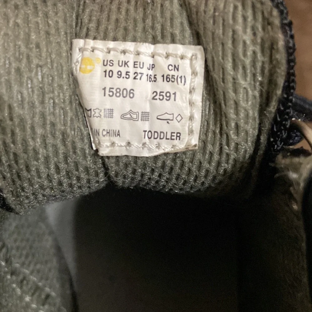 Timberland boots; size 10